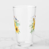 Sonnenblumenfeder Glas (Rechts)