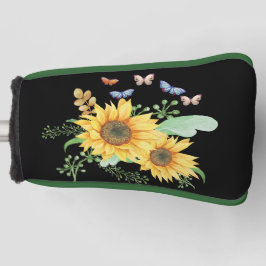 Sonnenblumenfeder-Golf-Kopfbedeckung Golf Headcover