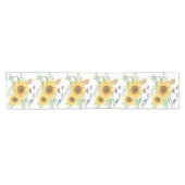 Sonnenblumenfeder Kurzer Tischläufer (Horizontal)