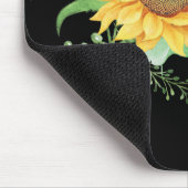 Sonnenblumenfeder Mousepad (Ecke)