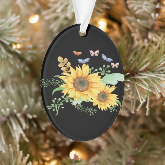 Sonnenblumenfeder Ornament (Baum)