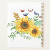 Sonnenblumenfeder Planer (Rückseite)