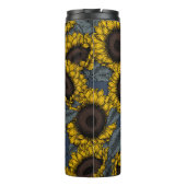 Sonnenblumenfeld 2 thermosbecher (Rückseite)