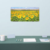 Sonnenblumenfeld Banner (Messe)
