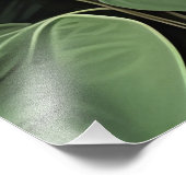 Sonnenblumenfeld bei Sonnenuntergang Fotodruck (Ecke)