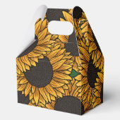 Sonnenblumenfeld-Box Geschenkschachtel (Vorderseite)
