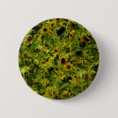 Sonnenblumenfeld Button (Vorderseite)