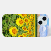 Sonnenblumenfeld Case-Mate iPhone Hülle (Rückseite (Horizontal))