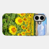 Sonnenblumenfeld Case-Mate iPhone Hülle (Rückseite (Horizontal))