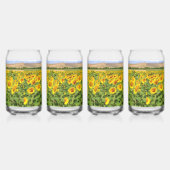 Sonnenblumenfeld Dosenglas (Rechts)