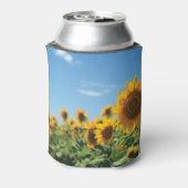 Sonnenblumenfeld Dosenkühler (Kanne Rückseite)