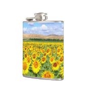 Sonnenblumenfeld Flachmann (Links)