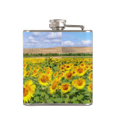 Sonnenblumenfeld Flachmann (Rückseite)