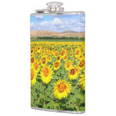 Sonnenblumenfeld Flachmann (Links)