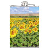 Sonnenblumenfeld Flachmann (Rückseite)