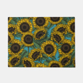 Sonnenblumenfeld Fußmatte (Vorderseite)
