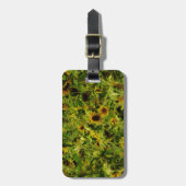 Sonnenblumenfeld Gepäckanhänger (Vorderseite vertikal)
