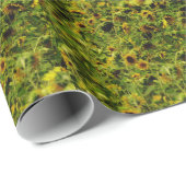 Sonnenblumenfeld Geschenkpapier (Rolleneckpunkt)
