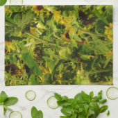 Sonnenblumenfeld Handtuch (Gefaltet)