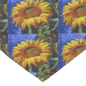 Sonnenblumenfeld im farbenfrohen künstlerischen St Kurzer Tischläufer (Ecke)