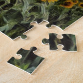 Sonnenblumenfeld im Sturm Puzzle (Seite)