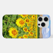 Sonnenblumenfeld iPhone Hülle (Rückseite (Horizontal))