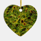 Sonnenblumenfeld Keramikornament (Vorne)