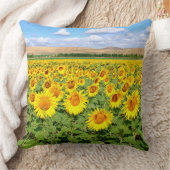 Sonnenblumenfeld Kissen (Decke)