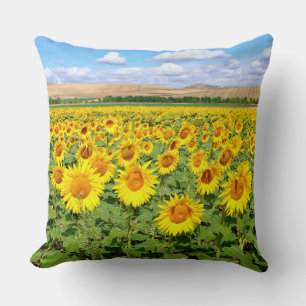 Sonnenblumenfeld Kissen