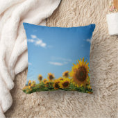 Sonnenblumenfeld Kissen (Decke)