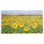 Sonnenblumenfeld Kissenbezug (Vorderseite-Rechts)