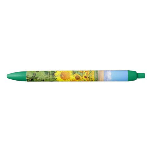 Sonnenblumenfeld Kugelschreiber (Vorderseite)