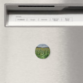 "Sonnenblumenfeld" Magnet (In Situ (Geschirrspüler))