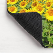 Sonnenblumenfeld Mousepad (Ecke)