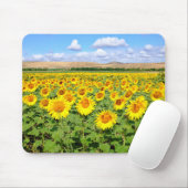 Sonnenblumenfeld Mousepad (Mit Mouse)