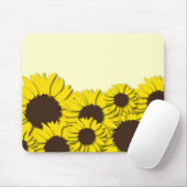 Sonnenblumenfeld Mousepad (Mit Mouse)