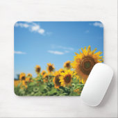 Sonnenblumenfeld Mousepad (Mit Mouse)