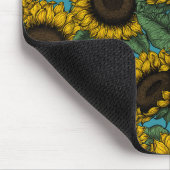 Sonnenblumenfeld Mousepad (Ecke)