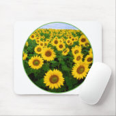 Sonnenblumenfeld Mousepad (Mit Mouse)
