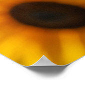 Sonnenblumenfeld Poster (Ecke)