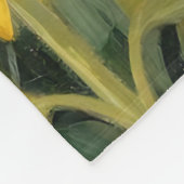 Sonnenblumenfeld Rustikale Scheunenlandschaft Fleecedecke (Ecke)