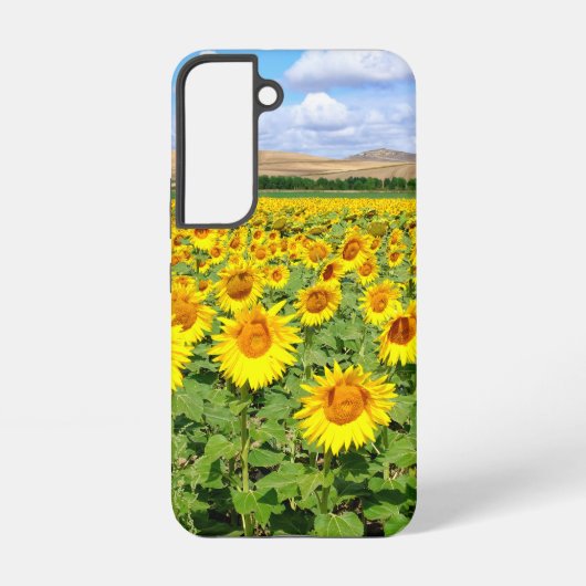 Sonnenblumenfeld Samsung Galaxy Hülle (Rückseite)