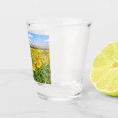 Sonnenblumenfeld Schnapsglas (Rechts)