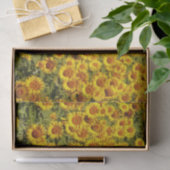 Sonnenblumenfeld Seidenpapier (Geschenk)