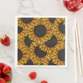 Sonnenblumenfeld Serviette (Beispiel)