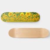 Sonnenblumenfeld Skateboard (Horizontal)