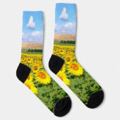 Sonnenblumenfeld Socken (Rechts)