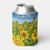 Sonnenblumenfeld, Sommersonntag. Dosenkühler (Kanne Vorderseite)