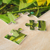 Sonnenblumenfeld, Sommersonntag. Puzzle (Seite)