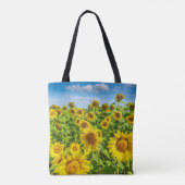 Sonnenblumenfeld, Sommersonntag. Tasche (Rückseite)